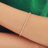 14 Ayar Altın Minimal Taşlı Kelepçe 2