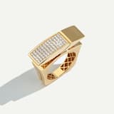 14 Ayar Altın Pavé Taşlı Yüzük 1